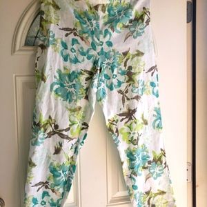 Chico's Size 2 Spring floral pants
